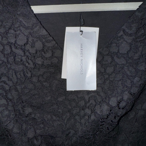 PAULE KA dress turquoise and black dress with bow Accent NWT size 38 - Picture 8 of 11